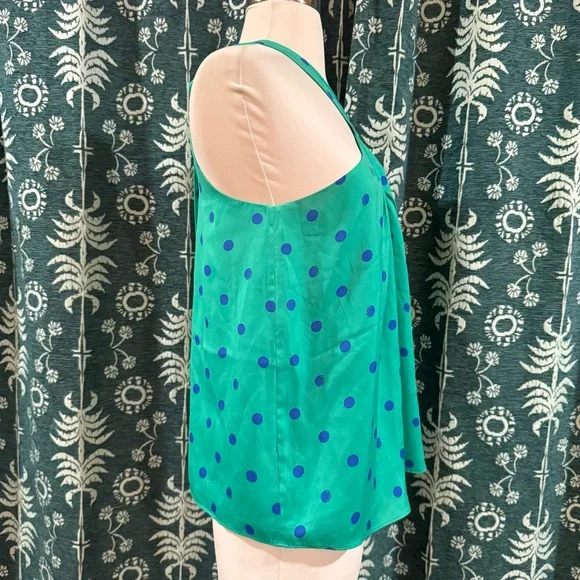 Lilly Pulitzer Rori Halter Top Botanical Garden Hotter Spot Polka Dot Top Small - Picture 7 of 8